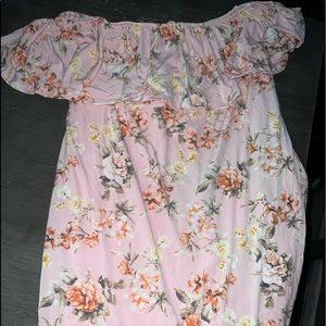 Pink Blush Maternity Dress